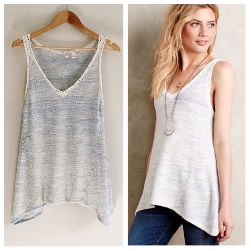 Anthropologie Moth Space Dye Swing Tank Ombré